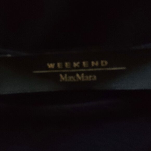 MAX MARA WEEKEND FINE KNIT NAVY DRESS - SIZE XL - Picture 2 of 4